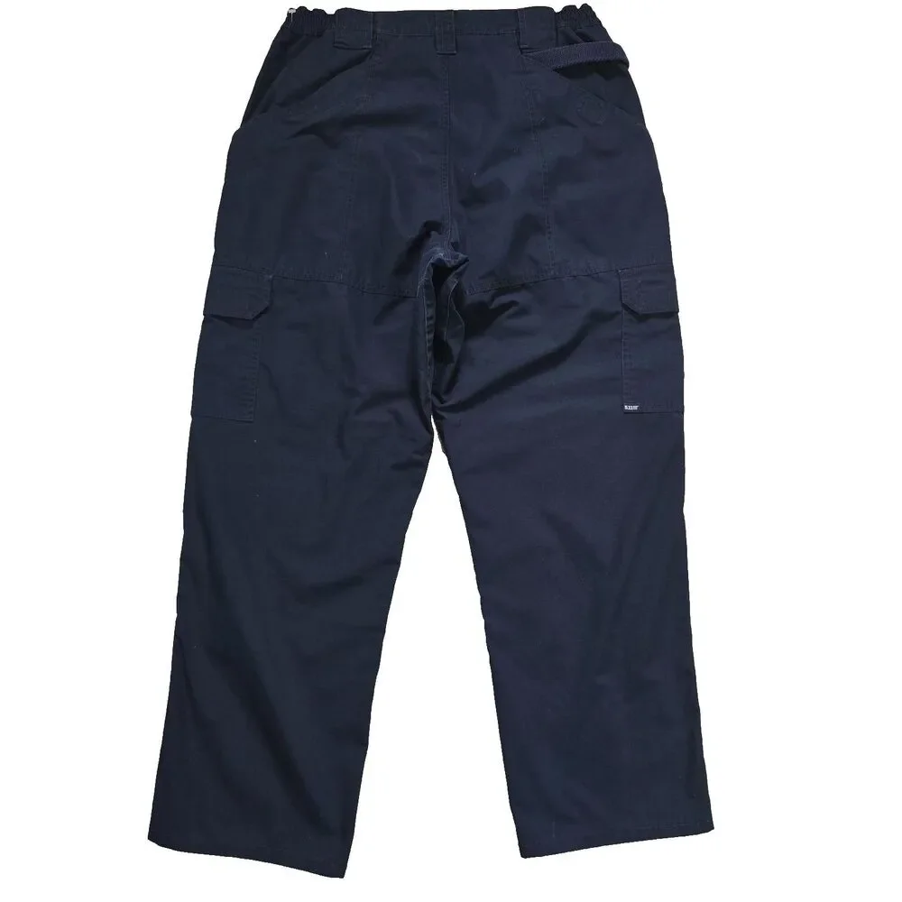 5.11 Tactical Pants Mens 36X34 Blue Straight Fit Canvas Outdoor Workwear